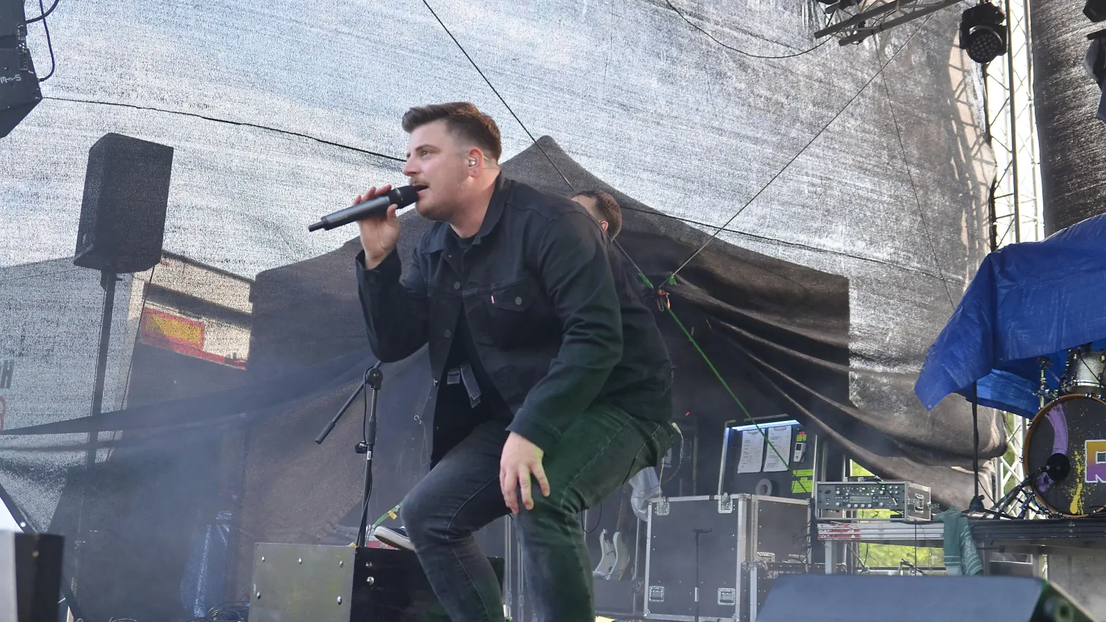  Die lokale Band ist zum vierten Mal beim Biberttal-Festival und genießt das Heimspiel. . (Foto: Yvonne Neckermann)