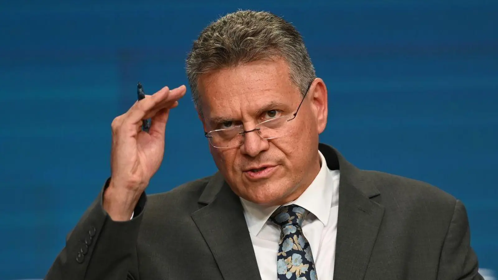Ist enttäuscht von Trump: EU-Handelskommissar Maros Sefcovic. (Foto: Ansgaar Haase/dpa)