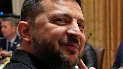 Hofft auf Tomahawks: Der ukrainische Präsident Wolodymyr Selenskyj. (Foto: Alex Brandon/AP/dpa)