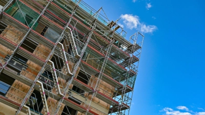 Der Wohnungsbau in Deutschland steckt in einer tiefen Krise. (Archivbild) (Foto: Patrick Pleul/dpa)
