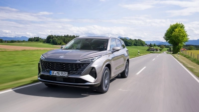 Großzügiger Siebensitzer: Der MG S9 PHEV bietet drei Sitzreihen und Platz für bis zu sieben Personen. (Foto: Marcus Werner/ MG Motor Deutschland GmbH/dpa-tmn)
