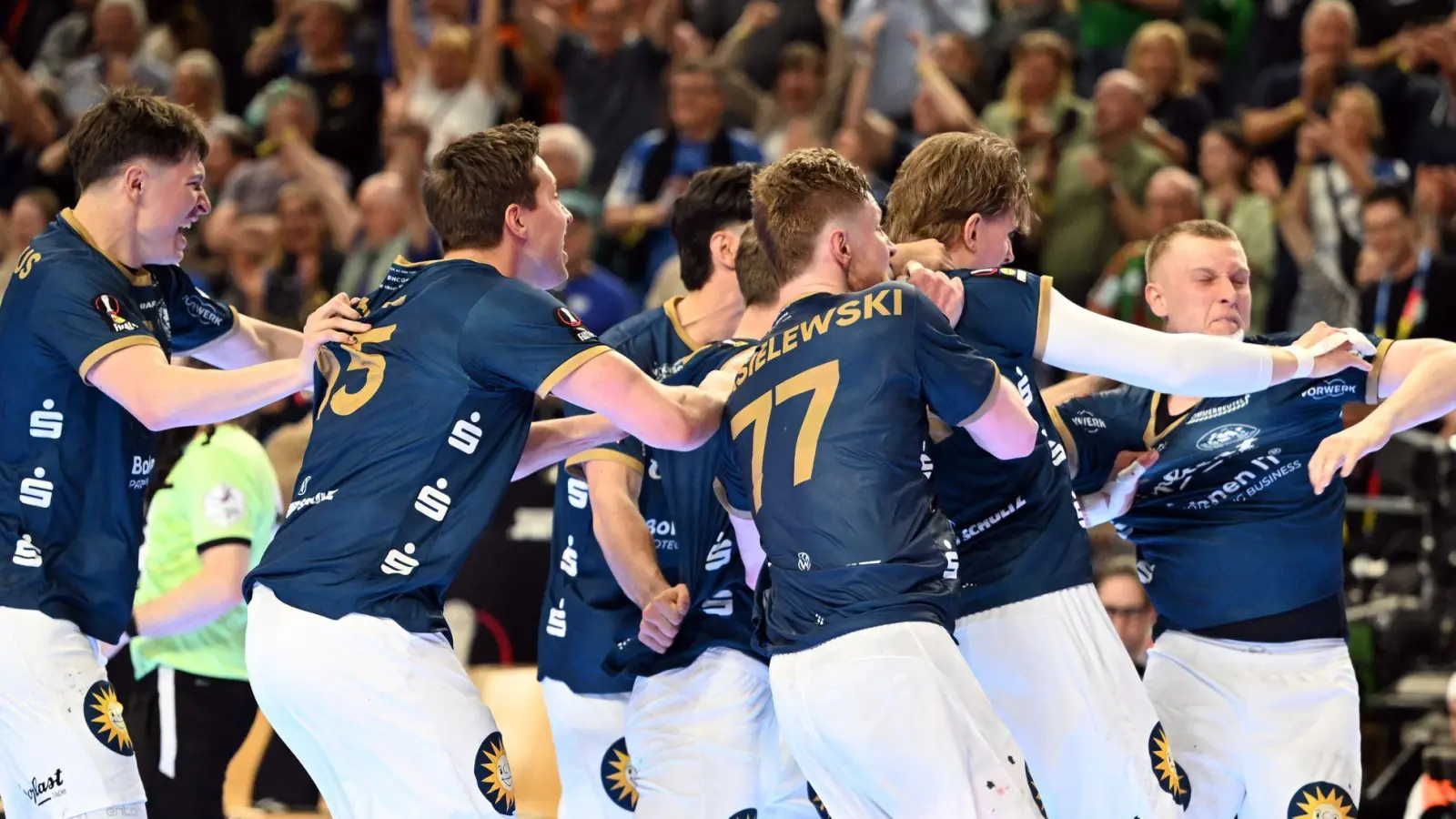 Für den Bergischen HC ist der Einzug ins Pokalfinale der größte Erfolg der Vereinsgeschichte. (Foto: Federico Gambarini/dpa)