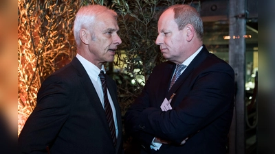 Jens Hanefeld (rechts) wird neuer deutscher Botschafter in den USA. (Archivfoto) (Foto: Bernd von Jutrczenka/dpa)