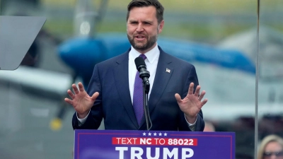 J.D. Vance ist Trumps Vizekandidat bei der Präsidentenwahl am 5. November. (Archivbild) (Foto: Chuck Burton/AP/dpa)