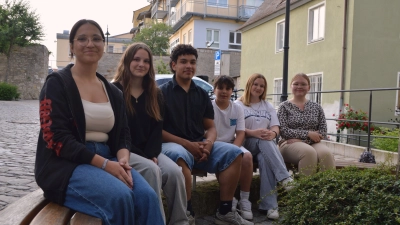 Der neue Stadtjugendrat in Uffenheim (von links): Evelin Borkov, Anastasia Franz, Paul Ileka, Yassin Abou Hajar, Alina Geuder und Denise Graupner. Auf dem Foto fehlt die Vorsitzende Julia Fink, die in der Stadtratssitzung nicht anwesend sein konnte. (Foto: Johannes Zimmermann)