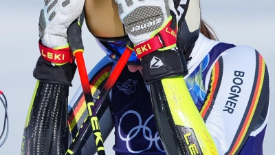 Lena Dürr verpasste im Olympia-Riesenslalom eine mögliche Medaille. (Foto: Michael Kappeler/dpa)