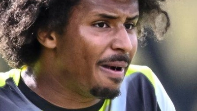 Karim Adeyemi steht unmittelbar vor einem Wechsel zum FC Barcelona. (Archivbild) (Foto: Harry Langer/dpa)