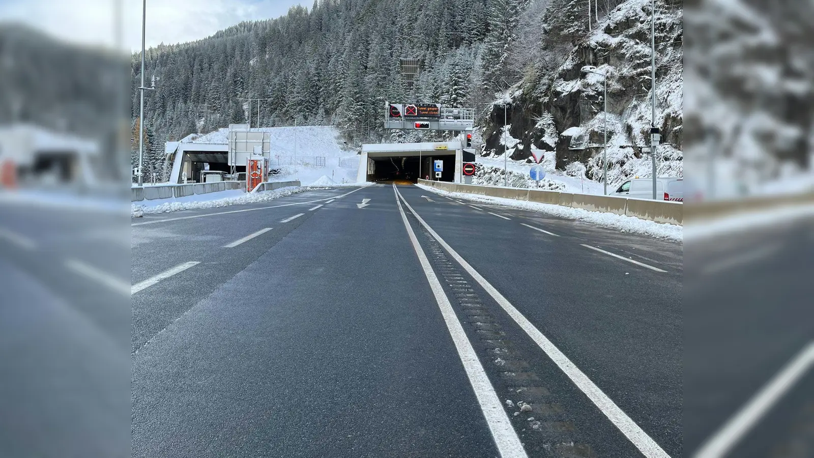 Unter anderem wurde die Fahrbahn des Tunnels erneuert. (Foto: Handout) (Foto: -/ASFINAG/dpa)