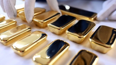 Ein-Kilo-Goldbarren sind das am häufigsten gehandelte Format an der New Yorker Terminbörse. (Archivbild) (Foto: Uli Deck/dpa)