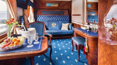„Wege in die Zukunft“: Kluge und einflussreiche Köpfe diskutieren in der per Bahn zwischen Duisburg und Xi'an in China. (Foto: ---/Golden Eagle Luxury Trains/dpa)