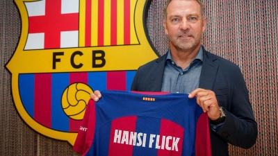 Hansi Flick ist der neue Trainer des FC Barcelona. (Foto: ---/FC Barcelona/dpa)