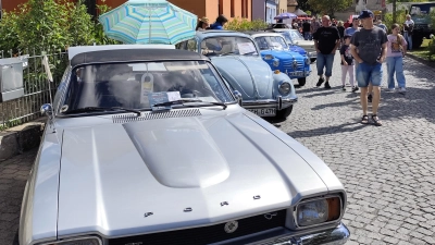 Über 100 Young- und Oldtimer werden auch heuer wieder am Kirchweihsonntag erwartet. Neben Autofans kommen auch die Gäste des „LandLust”-Marktes auf ihre Kosten. (Foto: Carmen Wiesinger)