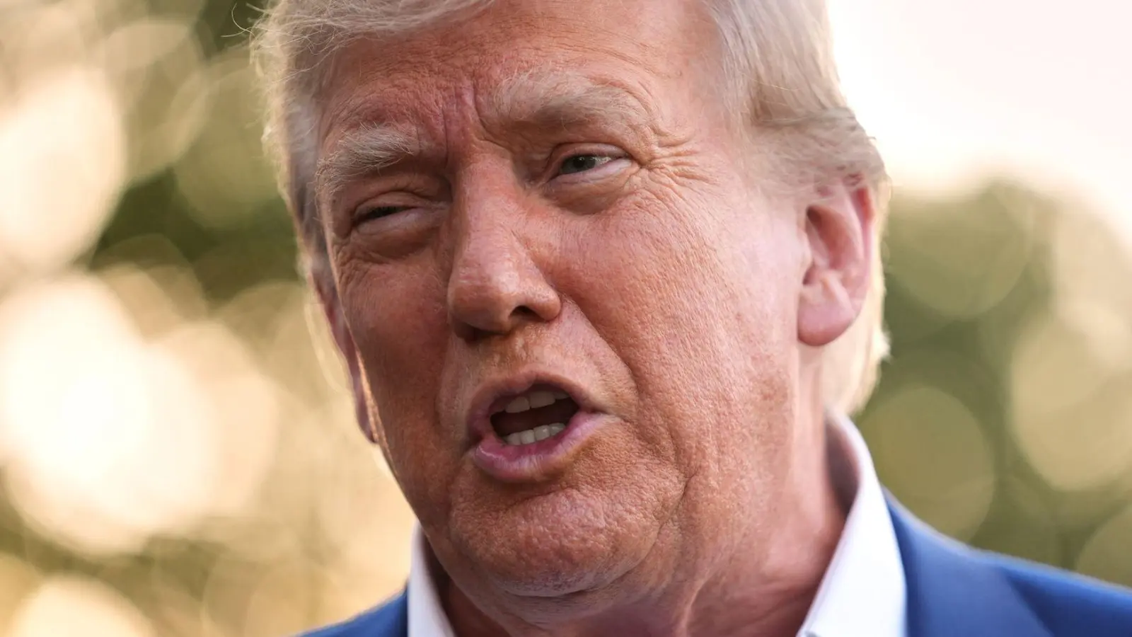 US-Präsident Donald Trump ist der Ansicht, dass sowohl Israel als auch der Iran die Waffenruhe verletzt haben.  (Foto: Evan Vucci/AP/dpa)