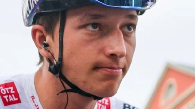 Florian Lipowitz war der umjubelte Star bei der Deutschland Tour. (Foto: Jan Woitas/dpa)