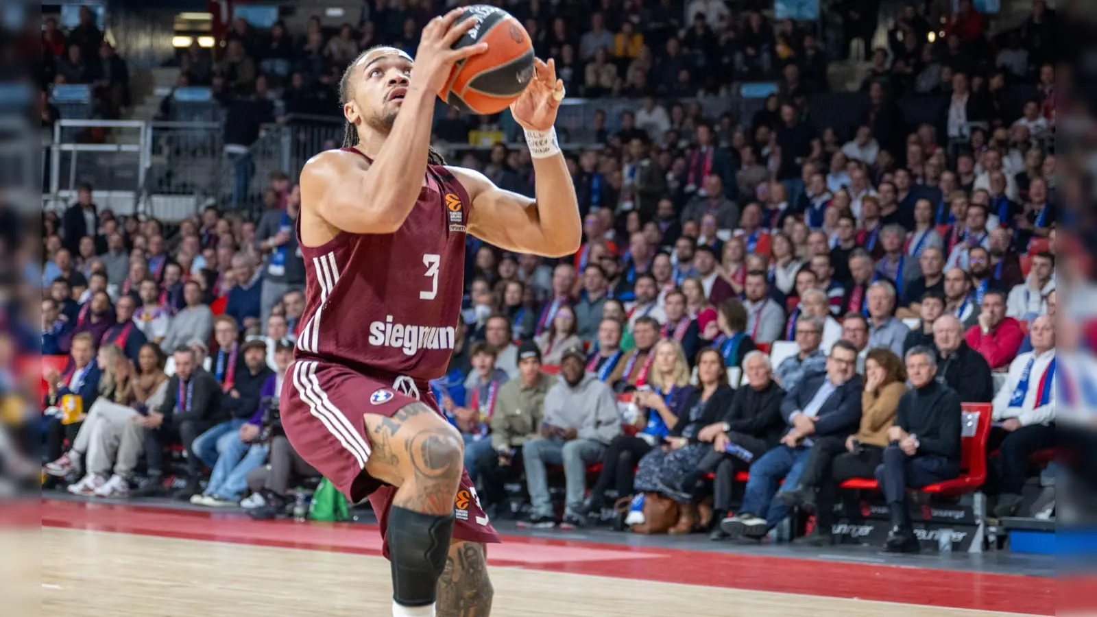 Carsen Edwards war bester Werfer für die Basketballer von Bayern München bei der Niederlage in Istanbul. (Foto: Ulrich Gamel/Bildagentur kolbert-press/dpa)