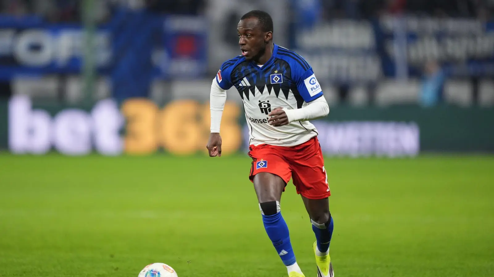 Jean-Luc Dompé hat beim HSV keine Zukunft mehr. (Archivbild) (Foto: Marcus Brandt/dpa)