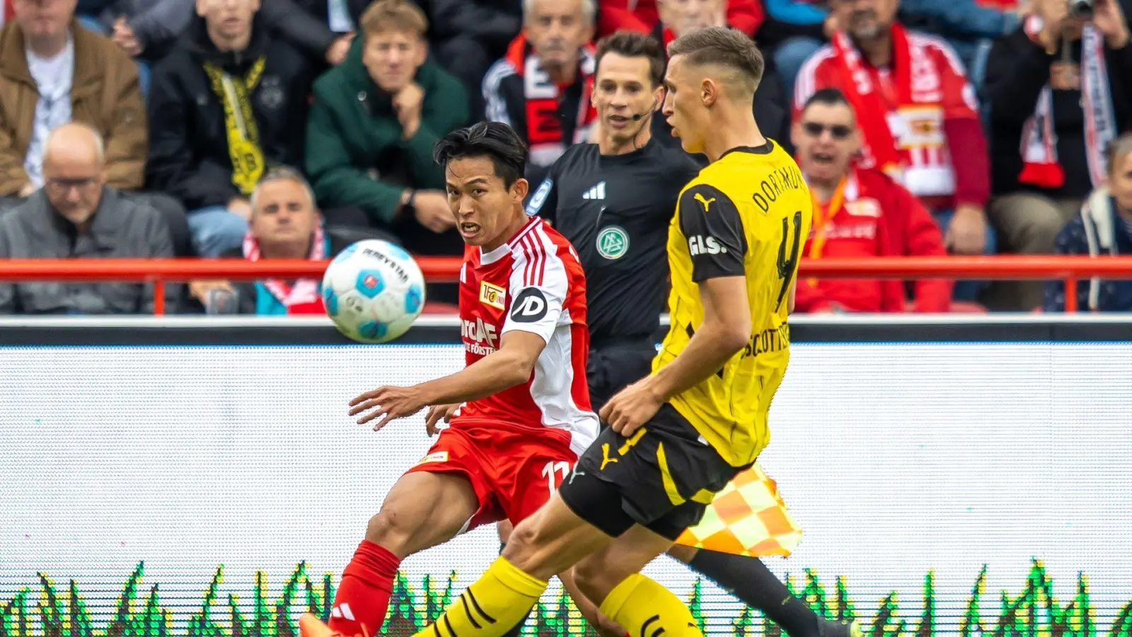 Dortmund konnte gegen Union nicht an seine gute Leistung aus der Champions League anknüpfen.  (Foto: Andreas Gora/dpa)