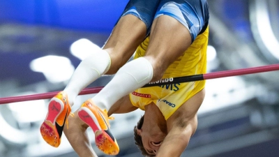 Beim ersten Diamond-League-Meeting im Olympia-Jahr sorgte Stabhochsprung-Star Armand Duplantis gleich für einen Rekord. (Foto: Sven Hoppe/dpa)