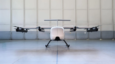 Der Elektroflugzeug-Hersteller ERC System will im über nächsten Jahr die schwere Lastdrohne „Victor“ auf den Markt bringen.   (Foto: Matthias Fend/ERC System/dpa)