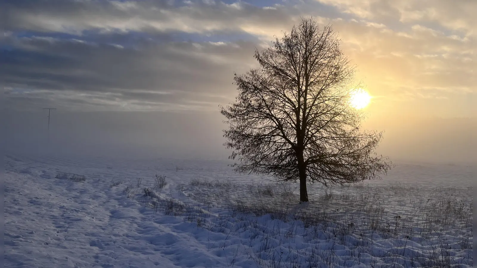 Sonnenaufgang bei Winterschneidbach. (91 Stimmen) (Foto: Wilhelm König)