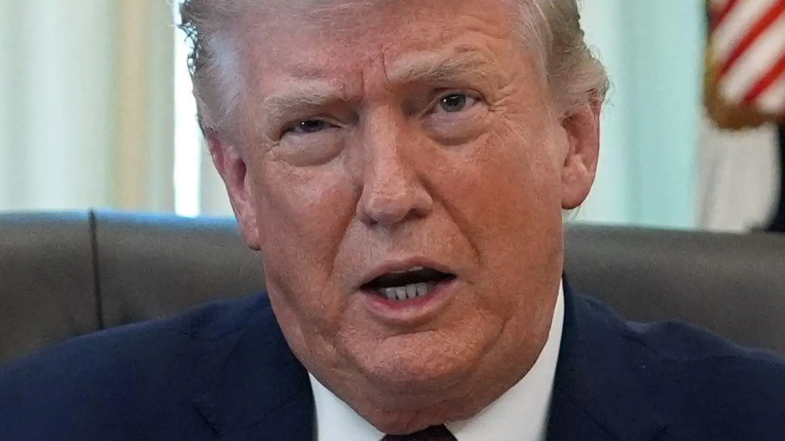 Trump droht Iran (Archivbild).  (Foto: Alex Brandon/AP/dpa)