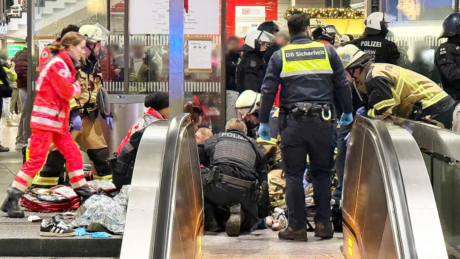 Messerattacke am Essener Hauptbahnhof - ein Verdächtiger sitzt jetzt in U-Haft. (Archivbild) (Foto: Stephan Witte/KDF-TV & Picture/dpa)