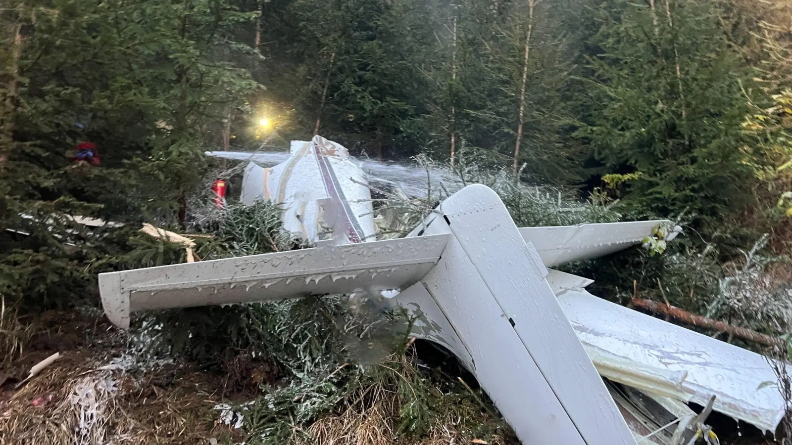 Alle vier Insassen sind beim Absturz eines Sportflugzeuges in Österreich ums Leben gekommen. (Foto: Thomas Keidel/BSBÖ BEZIRK LUNGAU/APA/dpa)