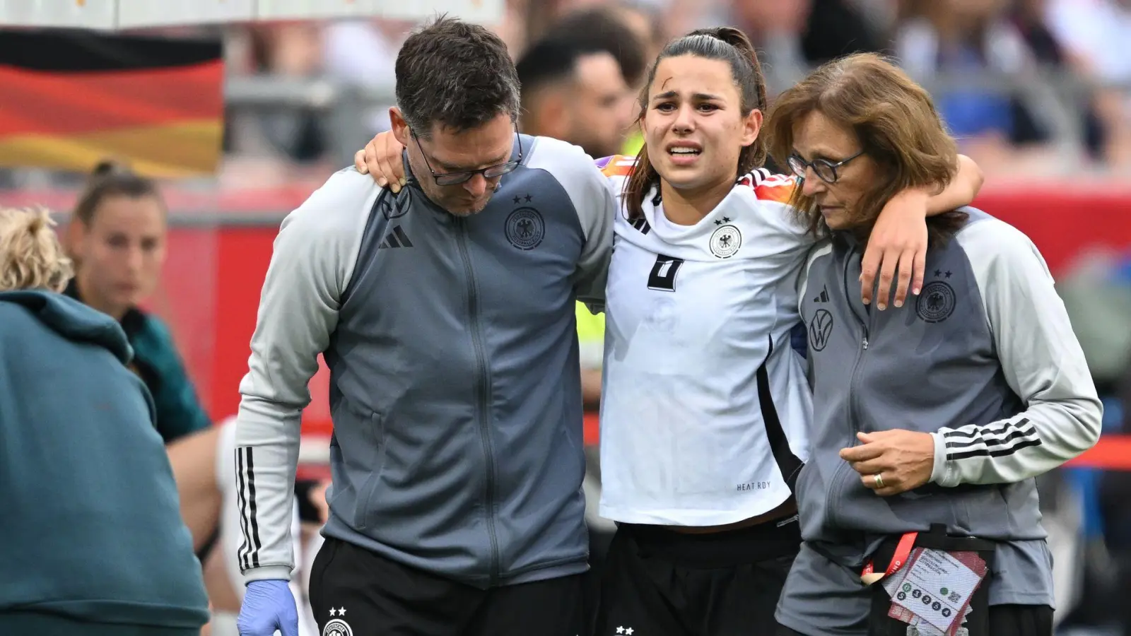 Kurz vor Olympia: Oberdorf verletzt sich am Knie und fällt für die Sommerspiele aus. (Foto: Sebastian Christoph Gollnow/dpa)