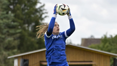 Zeichnete sich mehrfach aus: Weinbergs Torhüterhin Franziska Glaser. (Foto: Martin Rügner)