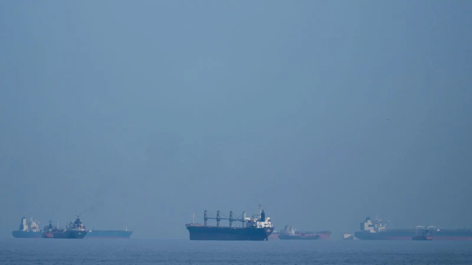 Öltanker sind in der Meerenge beständig in Gefahr. (Archivbild) (Foto: Altaf Qadri/AP/dpa)