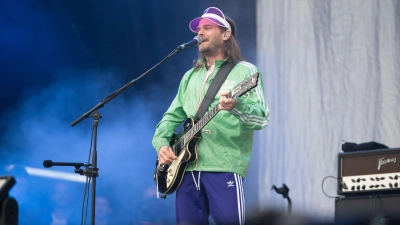 Die Sportfreunde Stiller treten überraschend bei Rock im Park auf.  (Foto: Leonie Asendorpf/dpa)