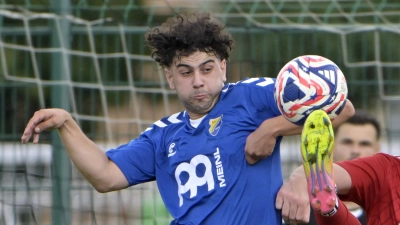 Luka Odobasic (hier in einem anderen Spiel) brachte Steinachgrund früh in Führung. (Foto: Martin Rügner)
