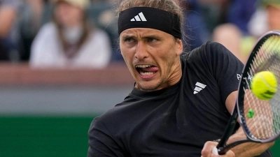 Schied in Indian Wells aus: Alexander Zverev. (Foto: Mark J. Terrill/AP/dpa)