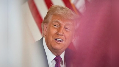 Indien hat nach Angaben von Donald Trump angeboten, alle Zölle auf US-Einfuhren fallen zu lassen.  (Foto: Alex Brandon/AP/dpa)
