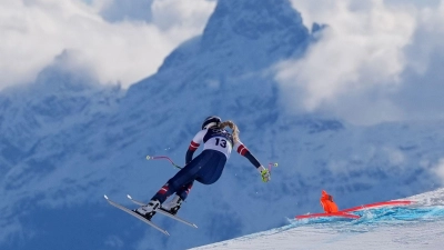 Lindsey Vonn stürzte bei der Olympia-Abfahrt schwer. (Archivbild) (Foto: Jacquelyn Martin/AP/dpa)