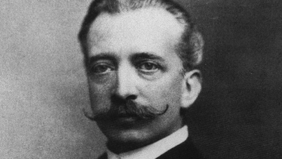 Der Ansbacher Ehrenbürger Friedrich Krafft Graf von Crailsheim, ehemaliger Ministerpräsident Bayerns, wird am 17. Februar 1926 in der Familiengruft am Stadtfriedhof beigesetzt. (Repro: Alexander Biernoth)