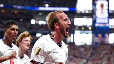 Harry Kane traf doppelt. (Foto: Bradley Collyer/PA Wire/dpa)
