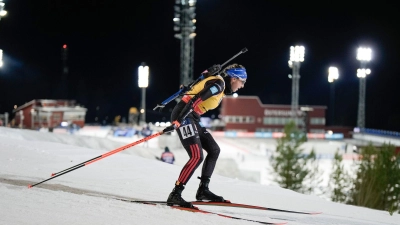 Für Franziska Preuß lief es nicht wie gewünscht. (Foto: Björn Larsson Rosvall/TT News Agency via AP/dpa)