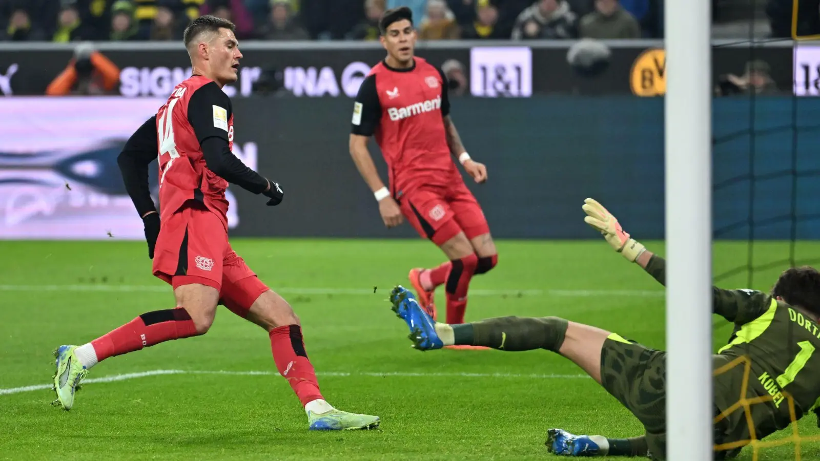 Patrik Schick stellte erneut seine besondere Torgefahr unter Beweis. (Foto: Bernd Thissen/dpa)