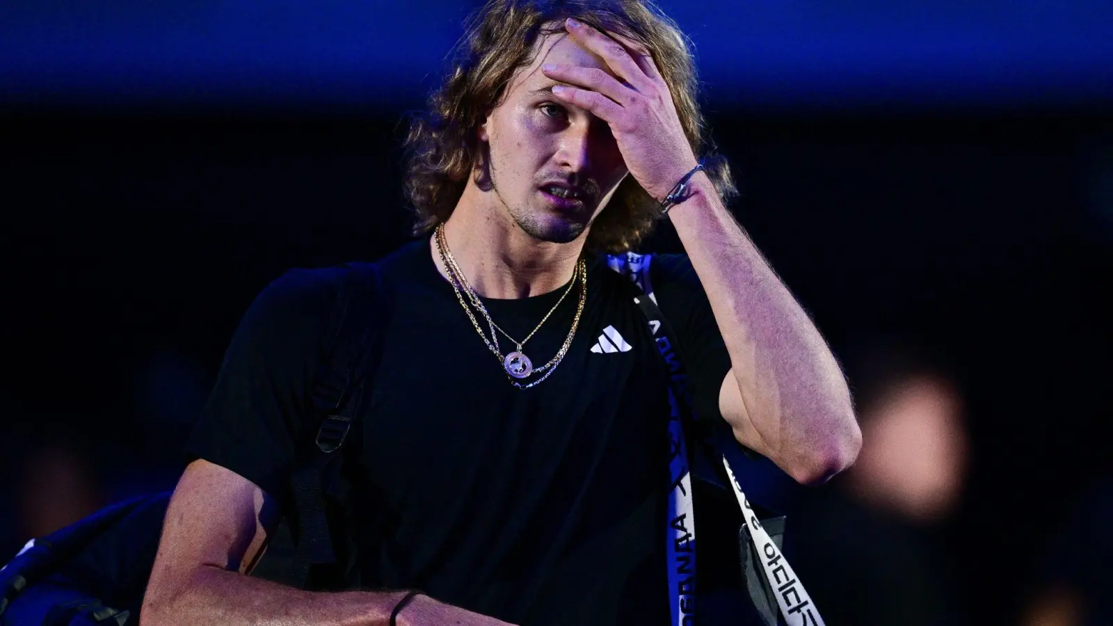 Ist in Turin auf Schützenhilfe angewiesen: Alexander Zverev. (Foto: Marco Alpozzi/LaPresse via ZUMA Press/dpa)