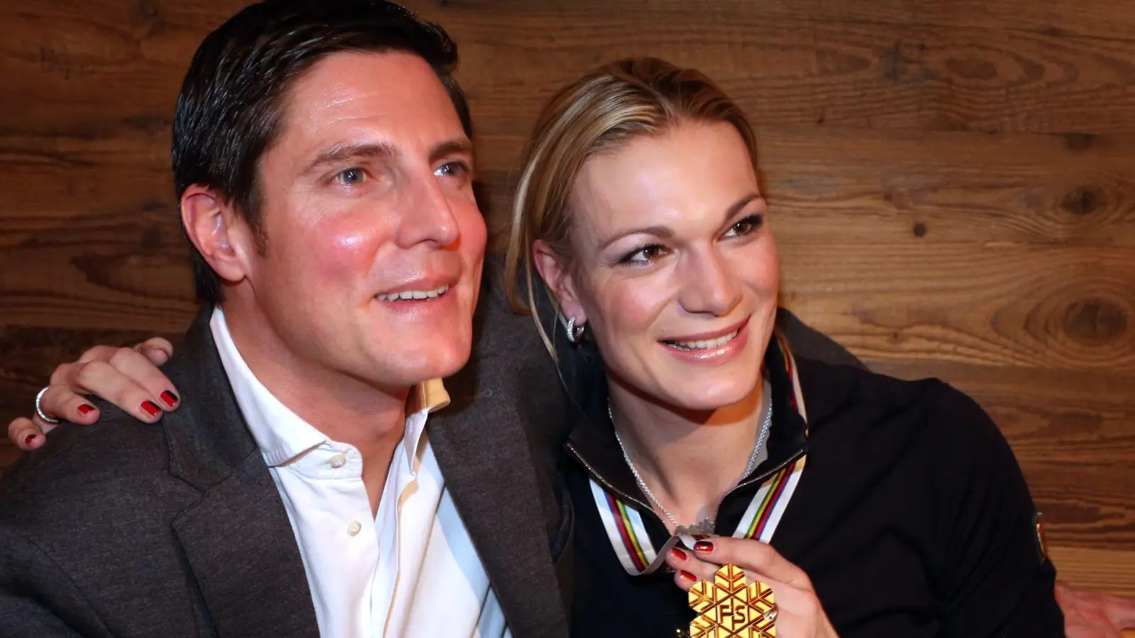 Nach 13 Jahren Ehe ist Schluss: Maria Höfl-Riesch und Marcus Höfl. (Archivbild) (Foto: picture alliance / dpa)