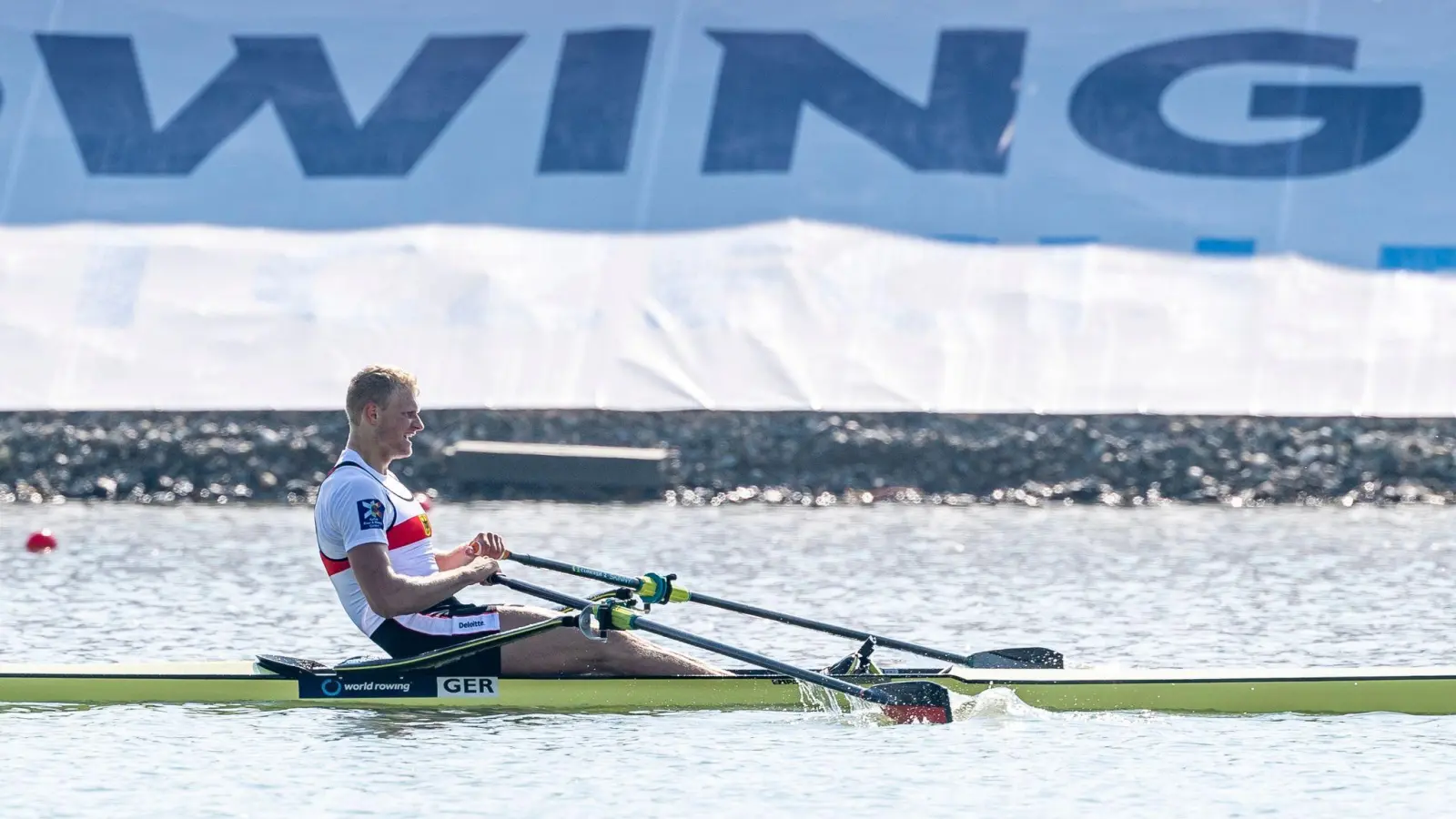 Ruderer Oliver Zeidler hofft auf eine WM-Medaille. (Foto: Èerný Vít/CTK/dpa)