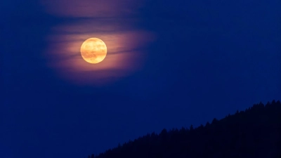 Wetteraussichten beim Erdbeermond sind gut. (Foto: Philipp von Ditfurth/dpa)