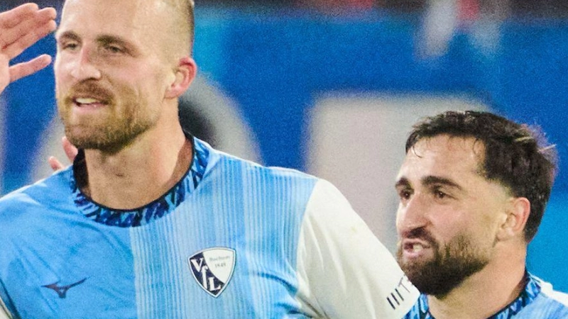 Der VfL Bochum drehte das Spiel in Cottbus. (Foto: Robert Michael/dpa)
