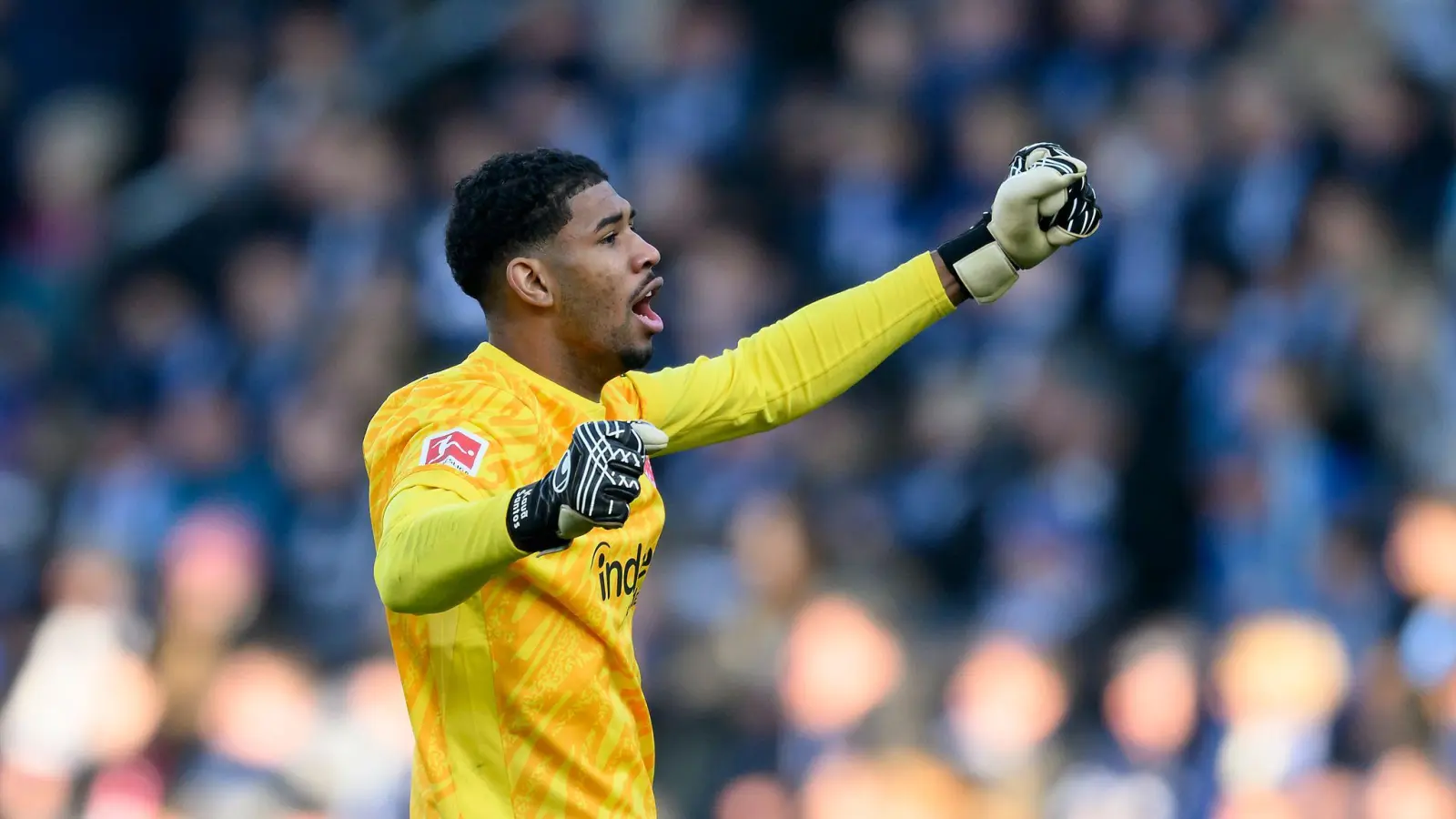 Trapp-Vertreter Kaua Santos überzeugte bei der Eintracht (Foto: Anke Waelischmiller/dpa)