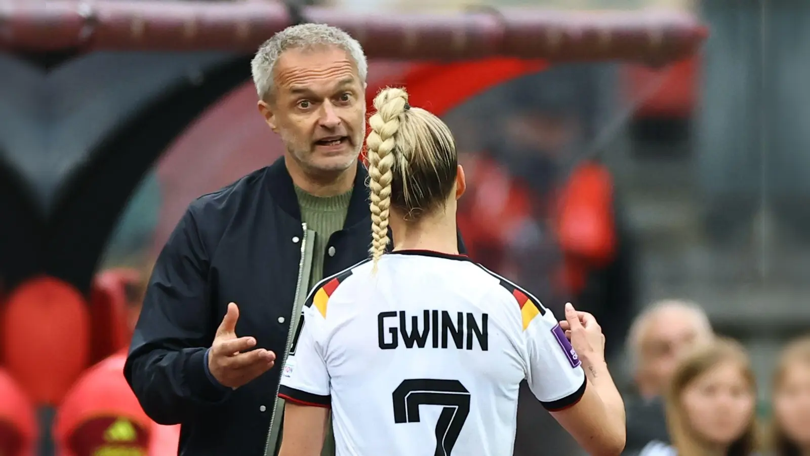 Giulia Gwinn fehlt Bundestrainer Christian Wück gegen Norwegen und Slowenien. (Archivbild)  (Foto: Daniel Karmann/dpa)