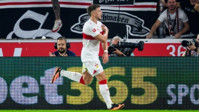 Ermedin Demirovic lässt Stuttgart jubeln. (Foto: Tom Weller/dpa)