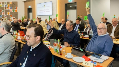 Der Kreistag stimmte am Freitag über den Haushalt des Landkreises Ansbach für das kommende Jahr ab.  (Foto: Evi Lemberger)