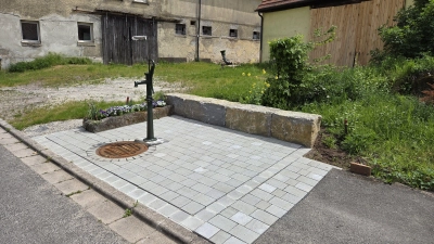 Über die Zukunft dieses kleinen Brunnens im Emskirchener Ortsteil Pirkach wurde jetzt in München verhandelt – und entschieden. (Foto: Rainer Weiskirchen)
