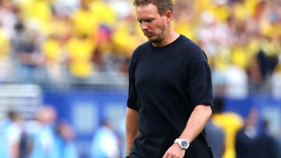 Angefressen: Bundestrainer Julian Nagelsmann. (Foto: Jan Woitas/dpa)